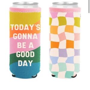 NWT reversible can cooler coozie